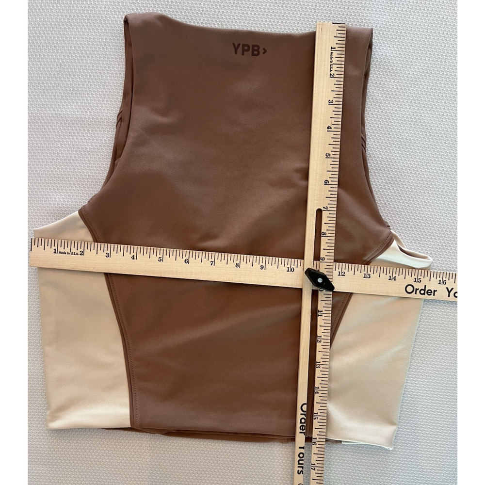 ABERCROMBIE & FITCH (L) YPB Your Personal Best Set of 2 Crop-Tank-Top-Bra-Yoga- - Picture 7 of 16